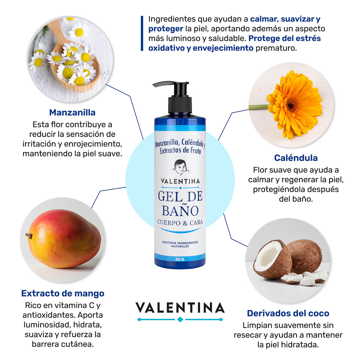 Gel de baño Valentina