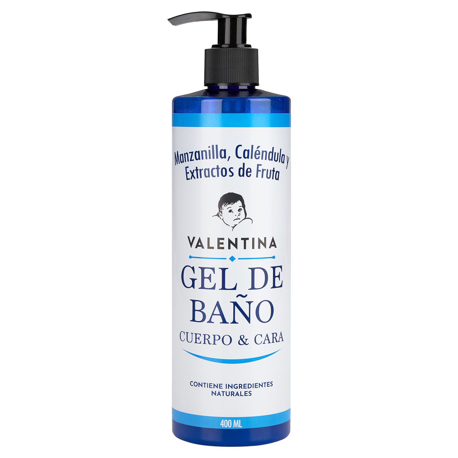 Gel de baño cuerpo y cara - Valentina