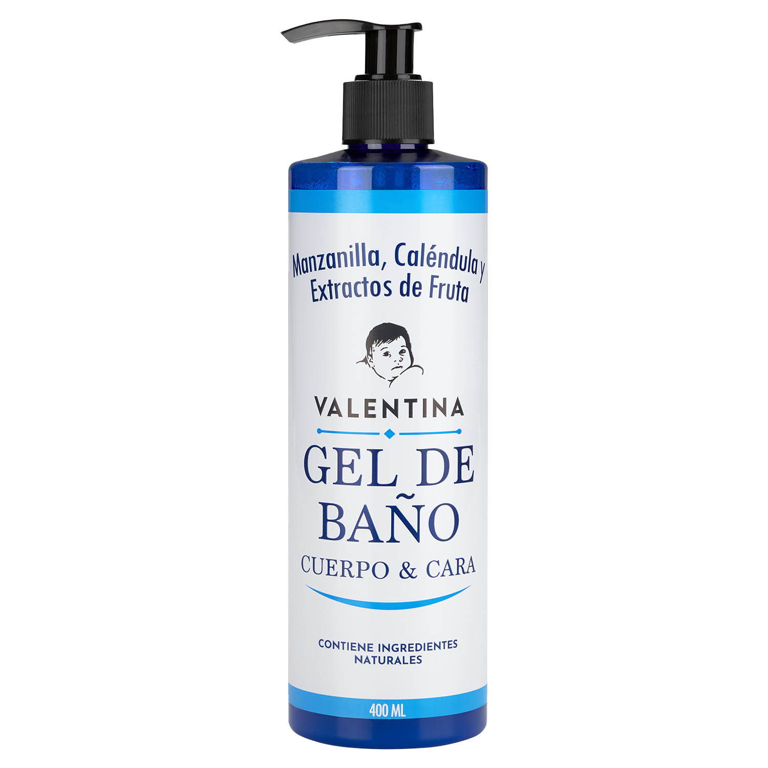 Gel de baño para cuerpo y cara - Valentina