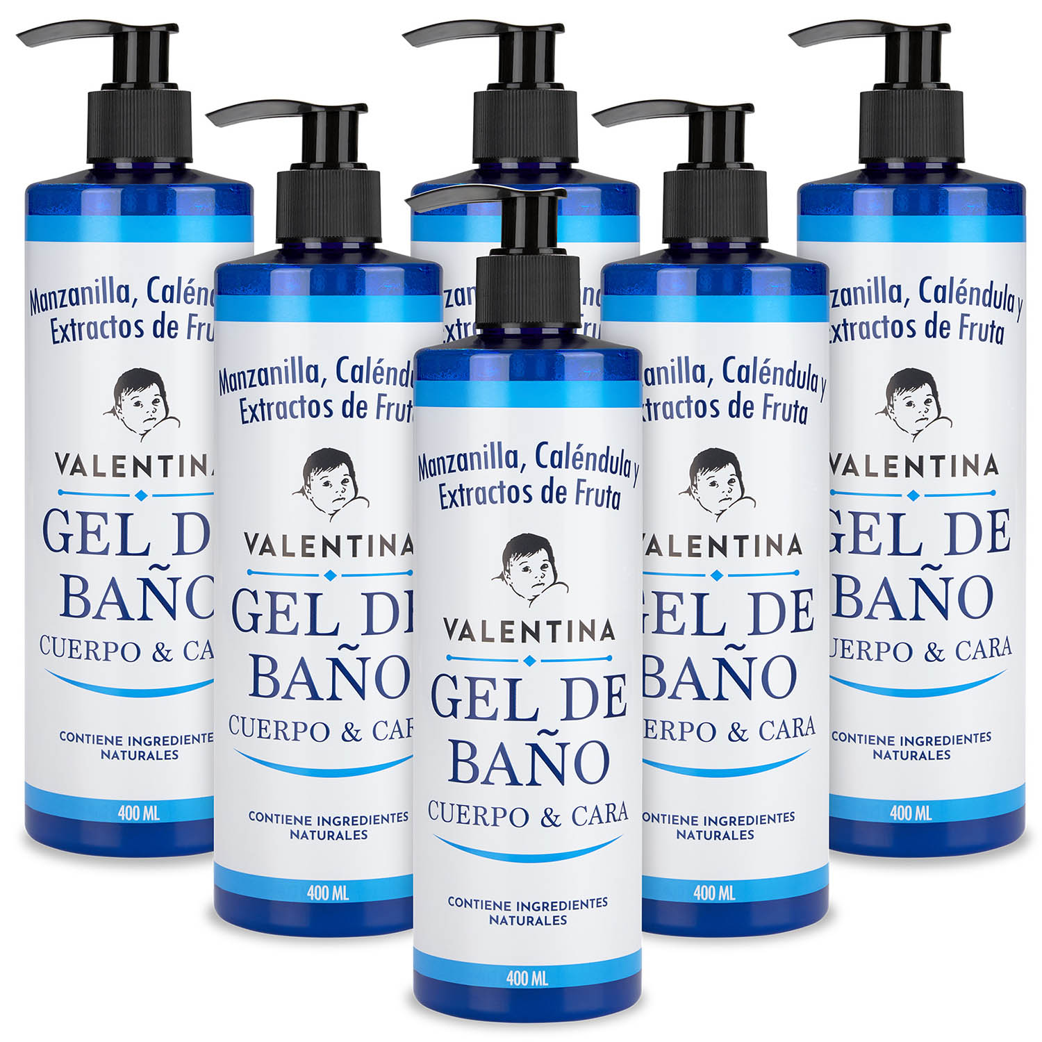 Valentina Gel de Baño 6 Pack